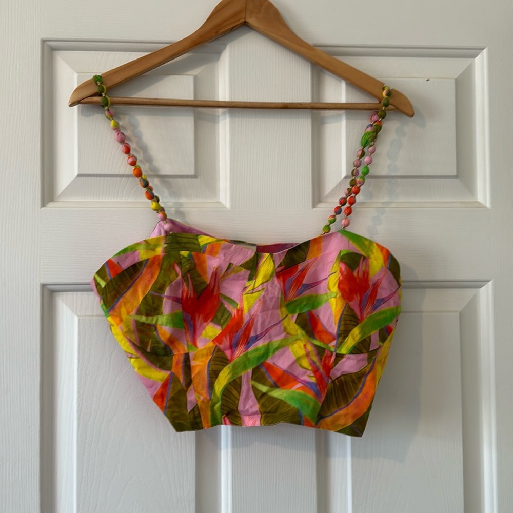 NWT farm rio Crop Tank top!